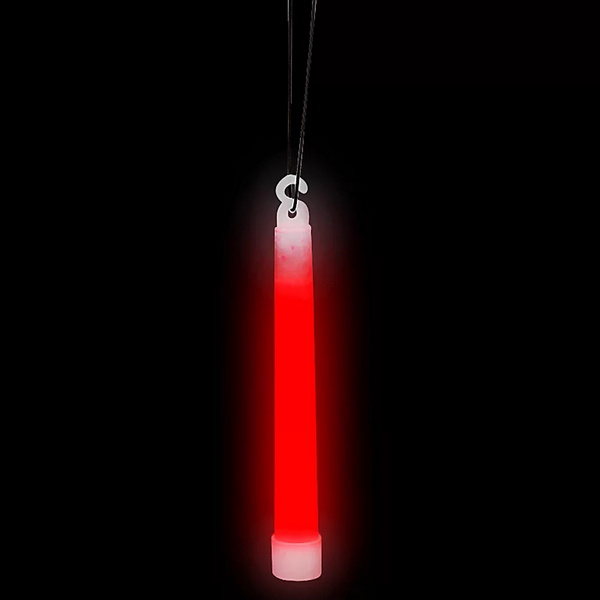 ''JR72957 6'''' Red Glow Stick NECKLACE''